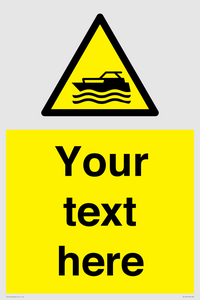 Custom Warning motorised watercraft